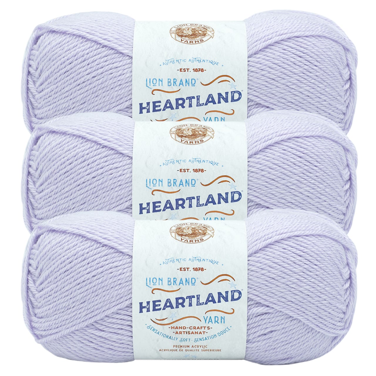 3 ct Lion Brand Heartland Solid Yarn in North Cascades | 5 | Michaels